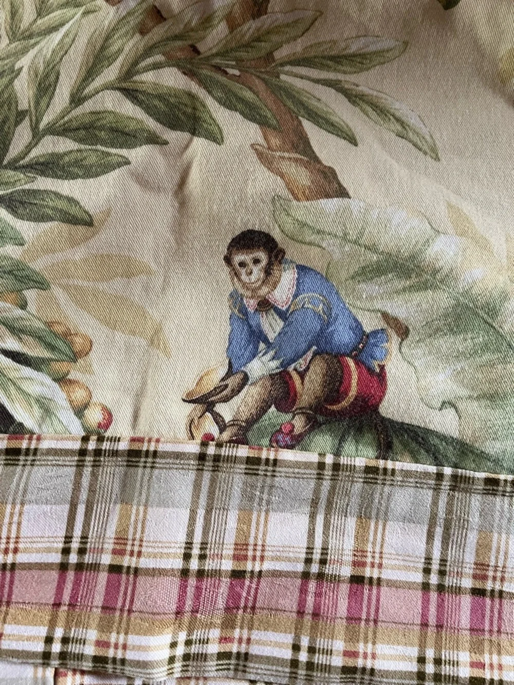 P. Kaufman Jungle Boogie/Cheeky Monkey Pillow Cover - Set of Two